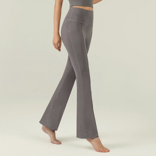 Female leisure yoga pants of tall waist horn