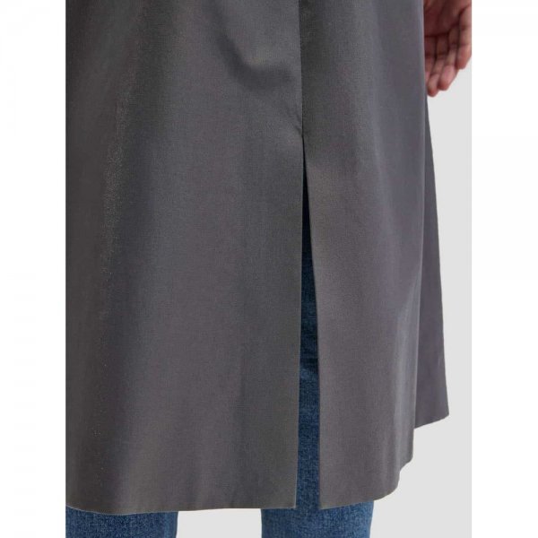 Long Shoulder Pad Trench Coat